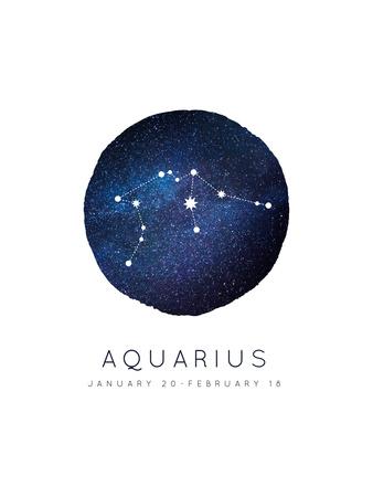 Aquarius Print Art Aquarius Zodiac Art Aquarius Star Sign Zodiac Wall Art Aquarius Art Print Aquarius Poster Aquarius Wall Art Aquarius Gift